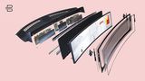 So ist das 48 Zoll Display aufgebaut
