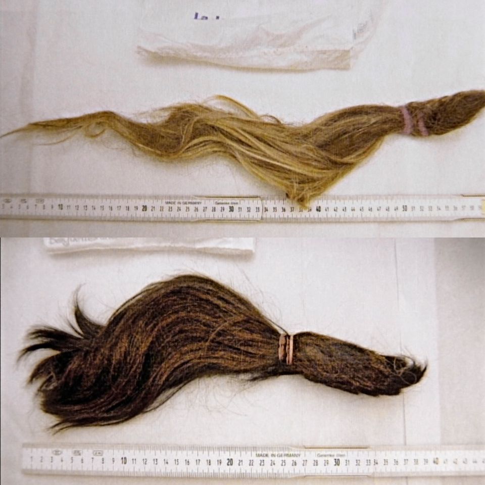 Haare der Opfer