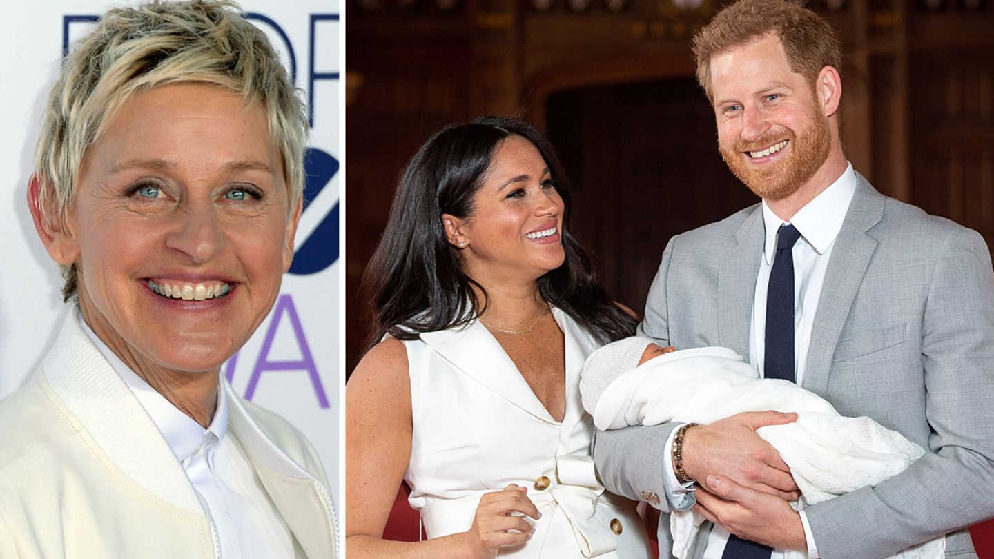 Ellen DeGeneres durfte Archie, den Sohn von Harry und Meghan, kennenlernen