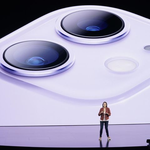 Apple-Managerin Kaiann Drance bei der Vorstellung des iPhone 11