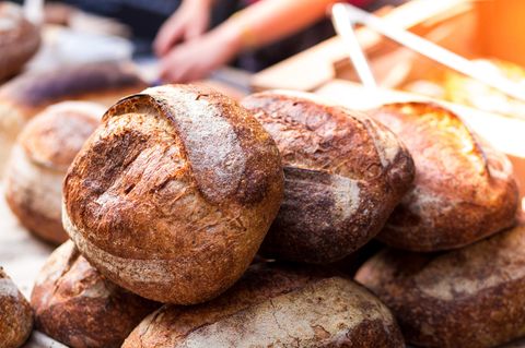Brot in einer Bäckerauslage