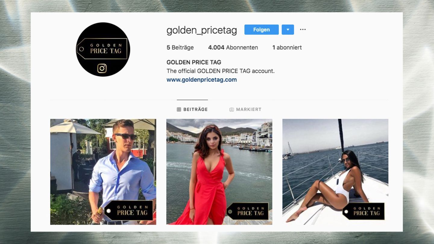 Golden Price Tag