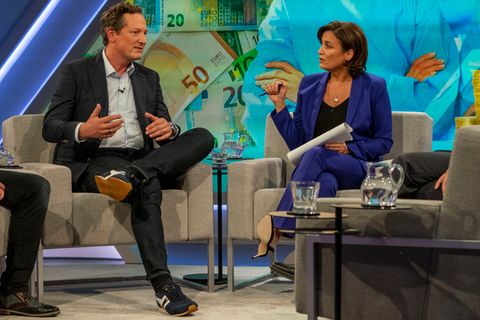 Eckart von Hirschhausen in der Talkrunde von Sandra Maischberger zum "Ärzte-Appell" des stern