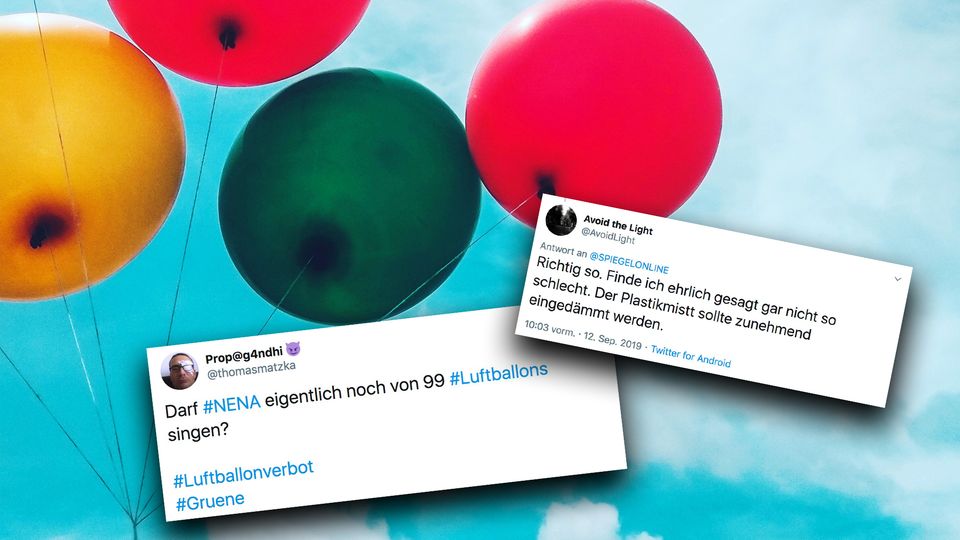 Niedersachsens Grüne fordern ein Luftballonverbot.