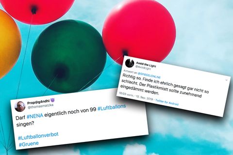 Niedersachsens Grüne fordern ein Luftballonverbot.