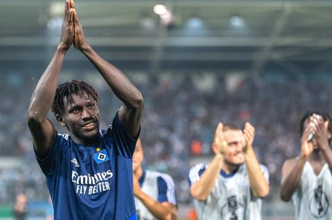 Bakery Jatta hat sich beim HSV für den Rückhalt in den vergangenen Wochen bedankt