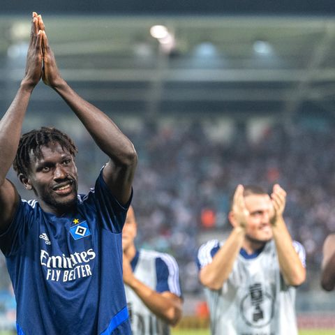 Bakery Jatta hat sich beim HSV für den Rückhalt in den vergangenen Wochen bedankt