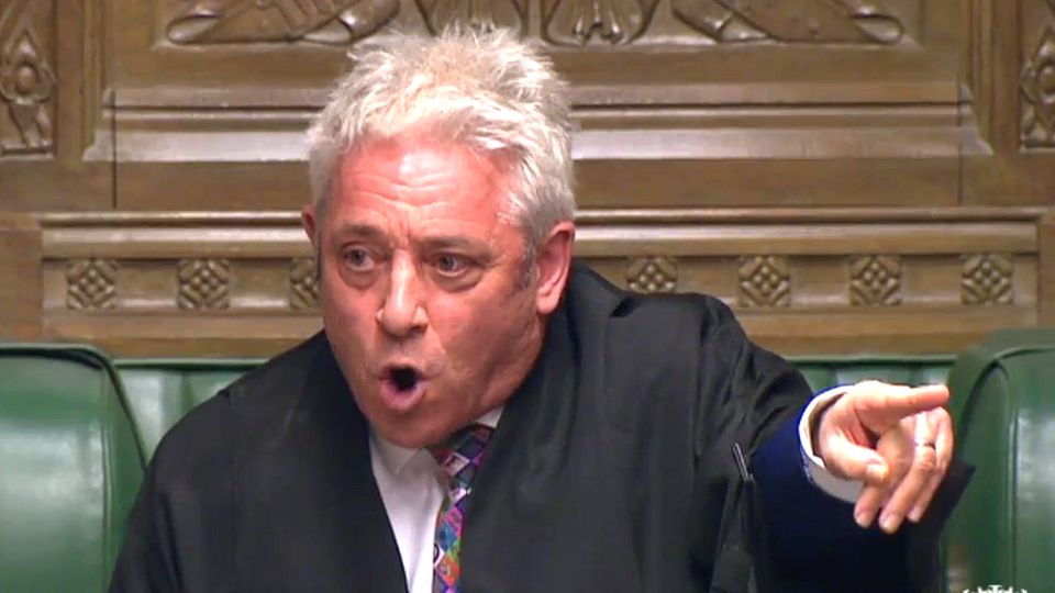 John Bercow will Premierminister Boris Johnson notfalls mit zusätzliche Kreativität" an einem No-Deal-Brexit hindern