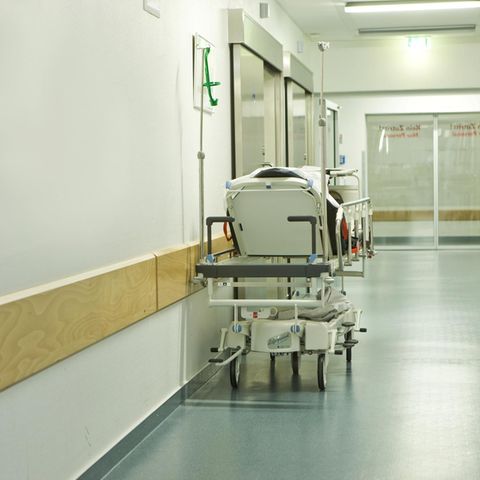 Ein Krankenhausflur