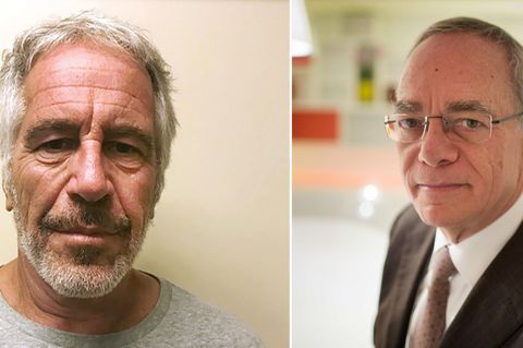 Jeffrey Epstein (l.) spendete, Rafael Reif (r.) schrieb einen Dankesbrief