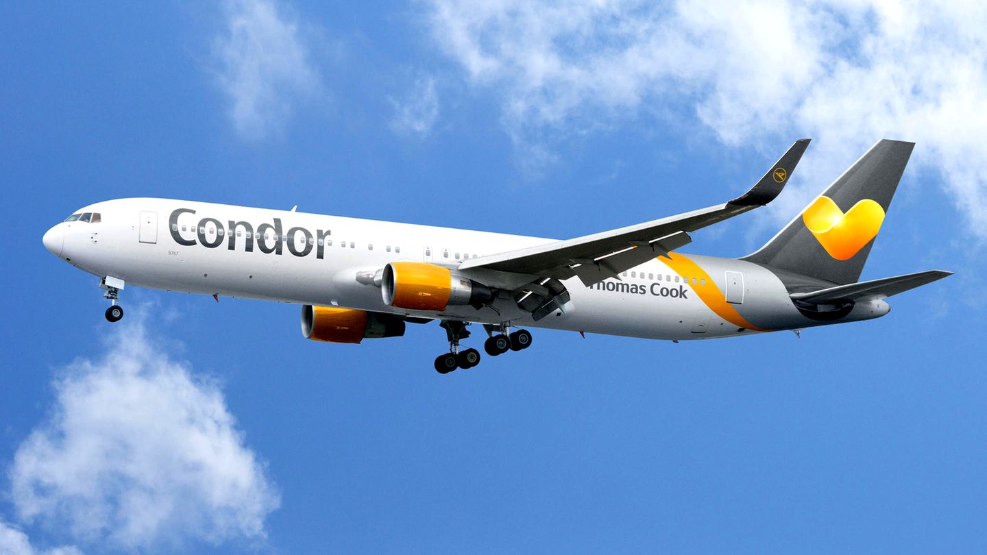 Eine Langstreckenmaschine der Ferienfluggsellschaft Condor (Symbolfoto)