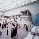 Besucher im Pergamon-Museum