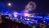 Hamburger Hafenfest: Feuerwerk