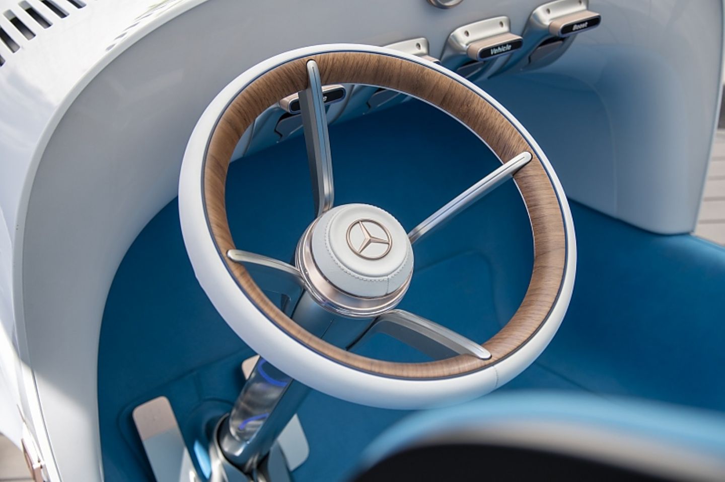Das Cockpit ist reduziert