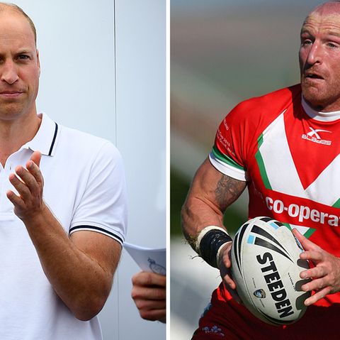 Prinz William würdigt Sportler Gareth Thomas für seinen Mut, seine HIV-Infektion öffentlich zu machen