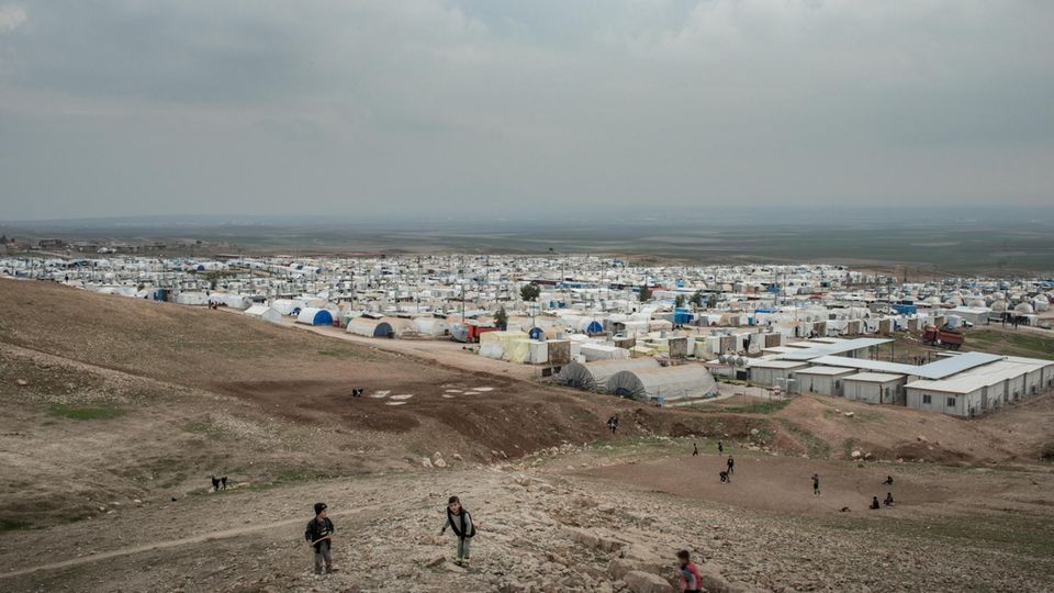 Das Flüchtlingslager Essian Camp im Norden des Irak