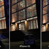 Ein Auto vor dem Amundsenhaus, ebenfalls Speicherstadt in Hamburg. Beim iPhone XS hätte man das Kennzeichen nicht verpixeln müssen. Beim Note 10+ und dem iPhone 11 war es aber noch sehr gut lesbar. Das verdeutlicht, wie viele Details die jeweiligen Nachtmodi aufbereiten können. Beide Telefone leisten sehr gute Arbeit. In den Details ist aber auch hier das iPhone etwas nuancierter - man schaue etwa auf das beleuchtete Mauerwerk neben der Treppe.