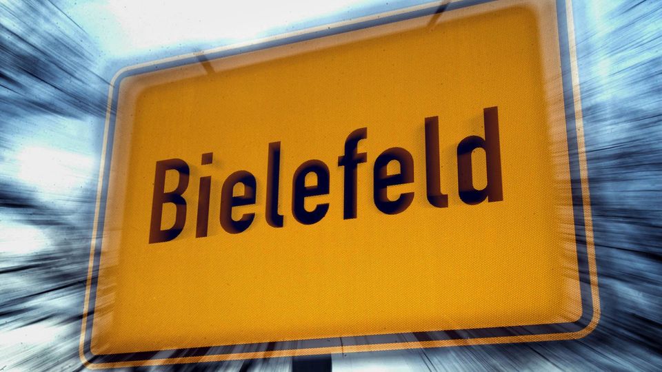 Ein Ortsschild der Stadt Bielefeld Ein Ortsschild der Stadt Bielefeld