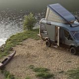 Leicht geschummelt: Das Kajak kann man mit diesem Camper nicht transportieren.