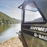 Das Heck wurde in eine Glaskanzel verwandelt.