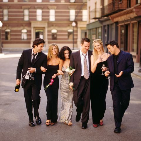 Friends: David Schwimmer, Jennifer Aniston Courteney Cox, Matthew Perry, Lisa Kudrow und Matt LeBlanc
