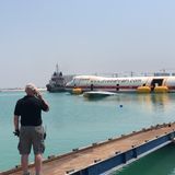 Die letzte Reise der Boeing: Im Juni wird der schwimmende Rumpf von Bahrain aus zur Absenkstelle geschleppt