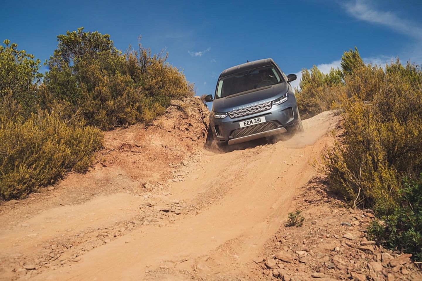 Bergab hilft beim neuen Land Rover Discovery Sport die Elektronik mit