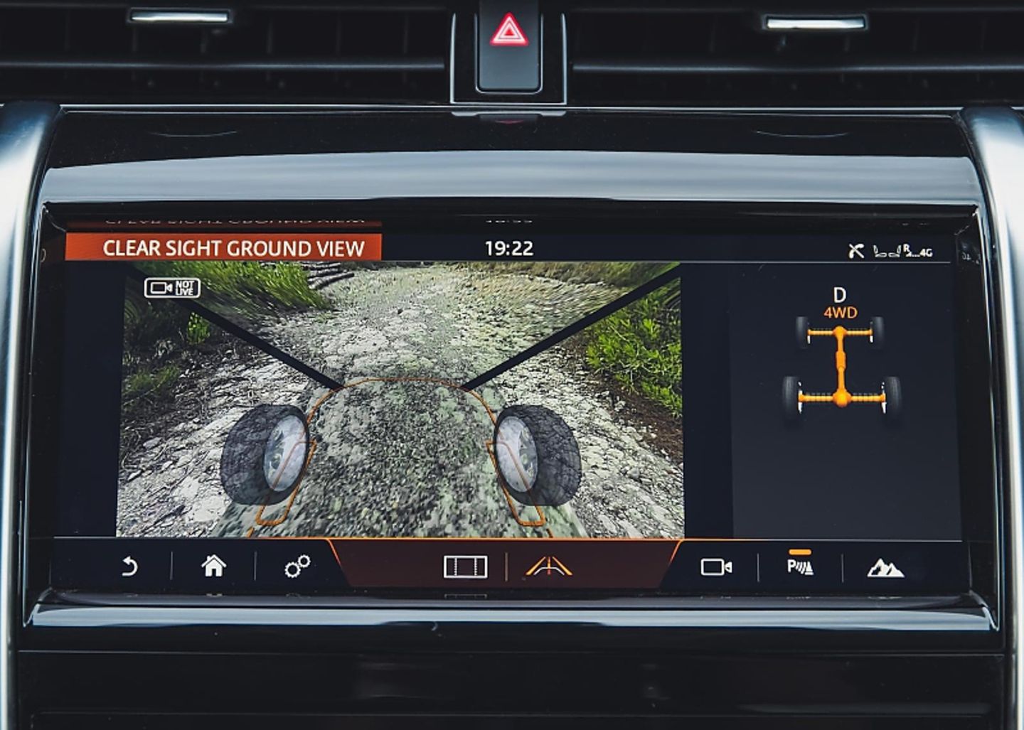 Zahlreiche Kameras helfen beim Land Rover Discovery Sport in der Spur zu bleiben