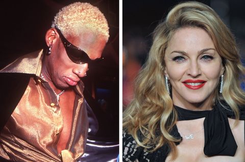 Dennis Rodman und Madonna