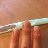 So sehen die Nägel nach dem Feilen aus