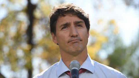 Kanadas Premier Justin Trudeau hat vor Wahl Ärger mit alten Kostümbildern