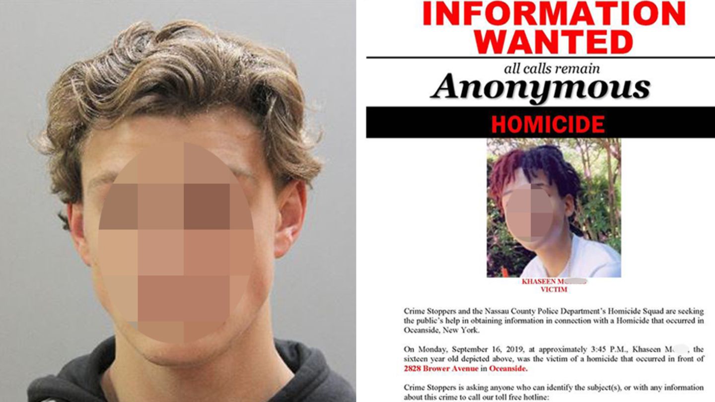 16-jährigen Tyler F.; Zeugenaufruf der Polizei auf Long Island