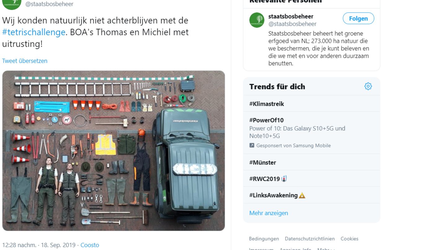 Challenge : Zwei Polizisten räumten ihr Auto aus – nun flippt das Internet aus