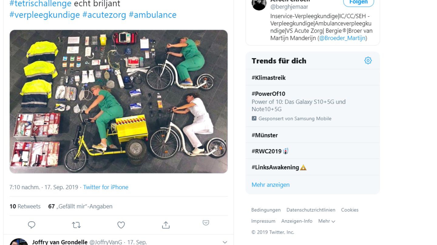 Challenge : Zwei Polizisten räumten ihr Auto aus – nun flippt das Internet aus