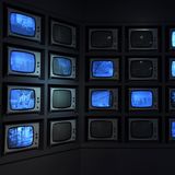 Uralte Röhrenfernseher