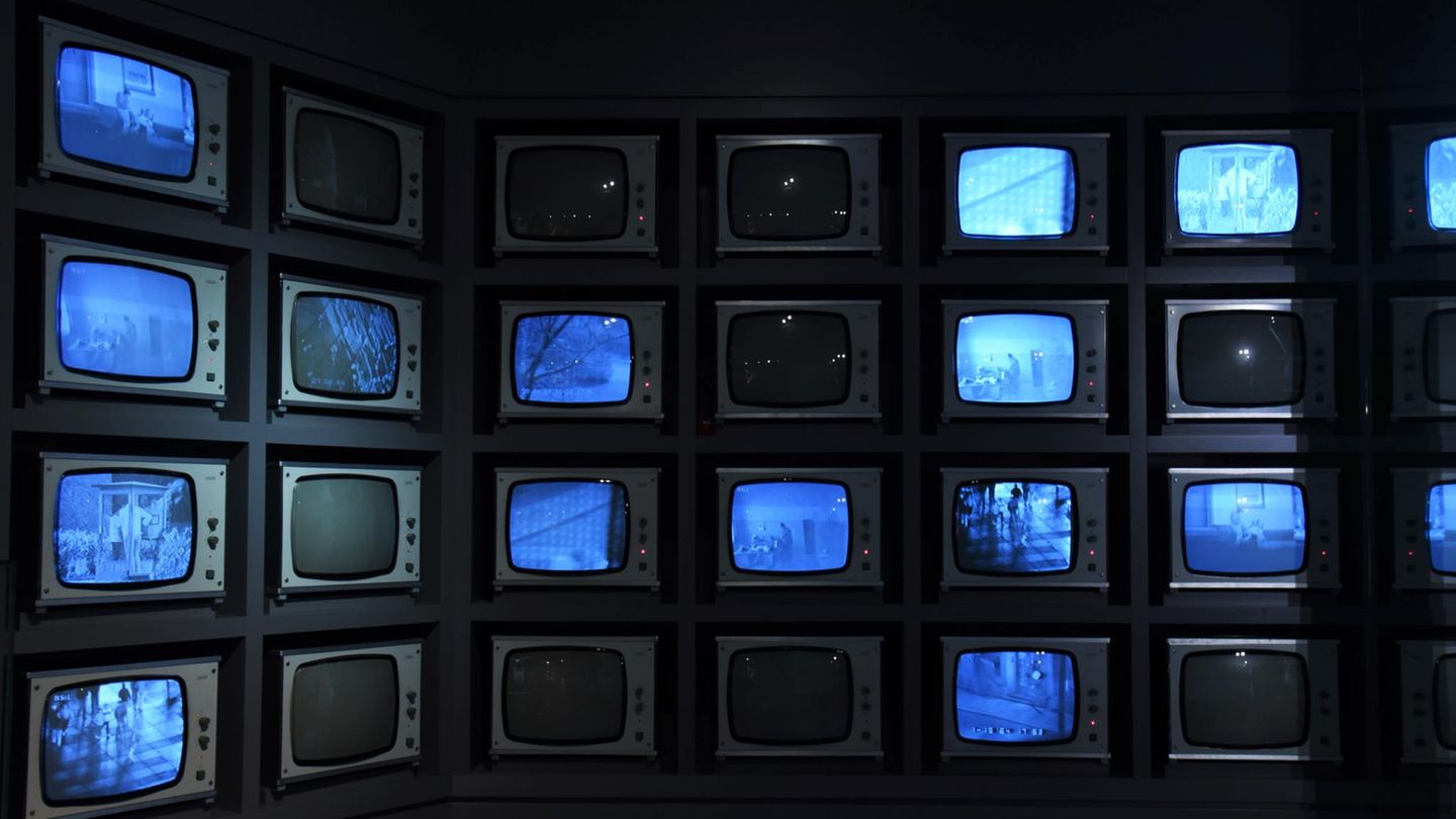 Ostalgie Uralte Röhrenfernseher