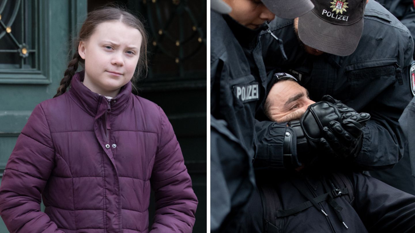 Greta Thunber; Polizeieinsatz in Hamburg