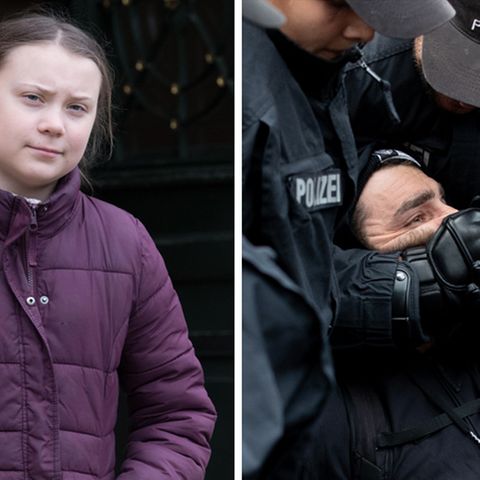 Greta Thunber; Polizeieinsatz in Hamburg