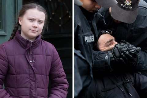 Greta Thunber; Polizeieinsatz in Hamburg