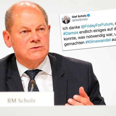 Olaf Scholz sorgt mit Klima-Tweet für Verwunderung