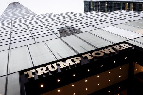 Der Trump Tower an der 5th Avenue in New York