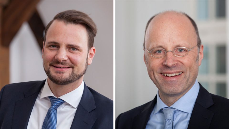 Vorstand Oliver Schwegmann (links) und Marketingchef Stephan Suse haben mit dem stern darüber gesprochen, wie sie die Marke Berentzen neu erfinden wollen.