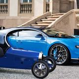 Diese Vision von Bugatti zeigt familiengerechte Mobilität.