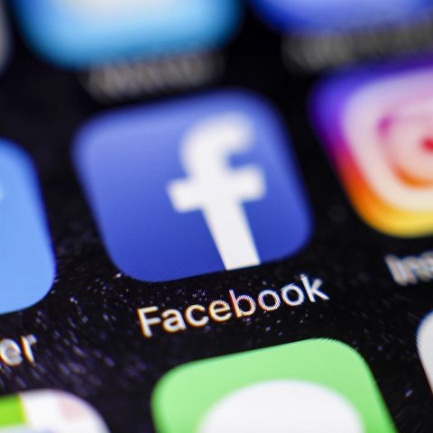 Facebook-Icon auf einem iPhone