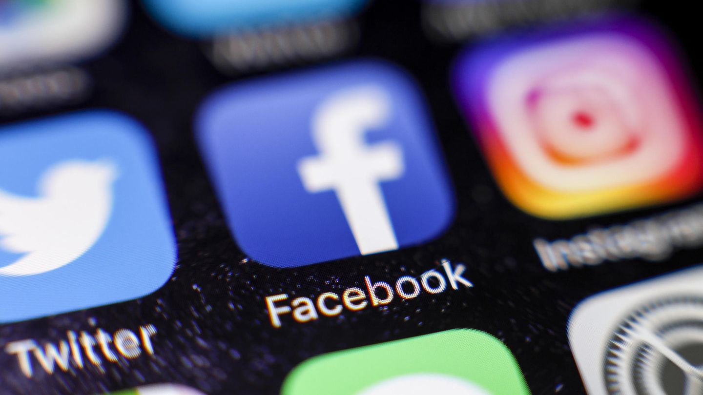 Facebook-Icon auf einem iPhone