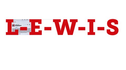 Buchstaben L-E-W-I-S