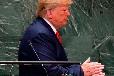 Donald Trump vor UN