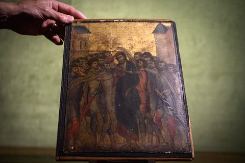 Dieses Werk des italienischen Malers Cimabue hing jahrelang unerkannt in der Küche einer alten Dame 