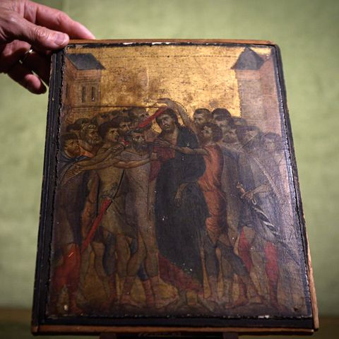 Dieses Werk des italienischen Malers Cimabue hing jahrelang unerkannt in der Küche einer alten Dame 