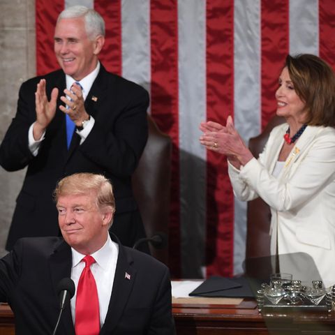 Donald Trump und Nancy Pelosi